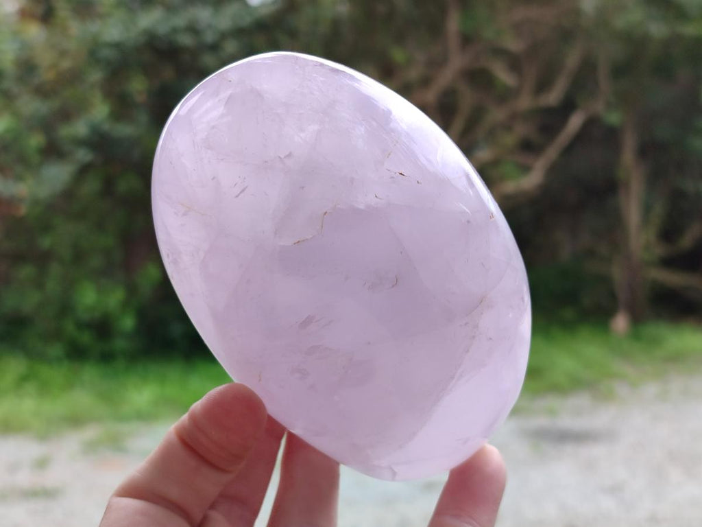 Polished Gemmy Rose Quartz Standing Display Pieces x 2 From Madagascar - Toprock Gemstones and Minerals 