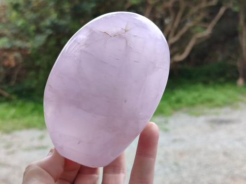 Polished Gemmy Rose Quartz Standing Display Pieces x 2 From Madagascar - Toprock Gemstones and Minerals 