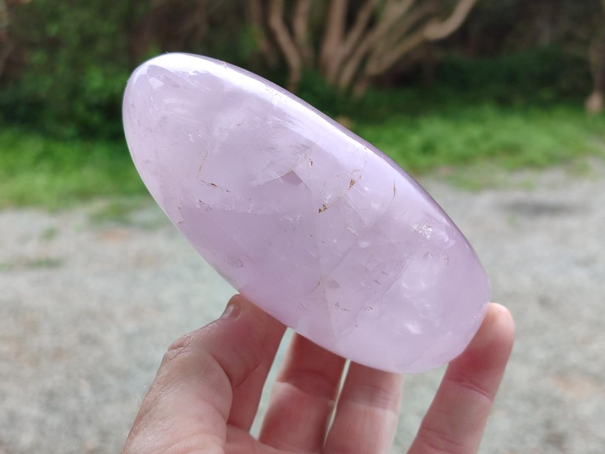 Polished Gemmy Rose Quartz Standing Display Pieces x 2 From Madagascar - Toprock Gemstones and Minerals 