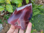 Polished Strawberry Agate Display Crystal Points x 4 From Mozambique - Toprock Gemstones and Minerals 
