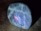 Polished Rare Purple Sunset Flash Labradorite Standing Display Pieces x 4 From Madagascar - Toprock Gemstones and Minerals 