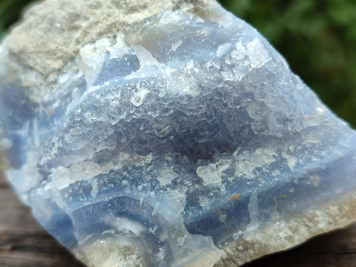 Natural Blue Lace Agate Geode Specimens x 12 From Nsanje, Malawi - Toprock Gemstones and Minerals 