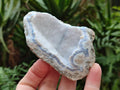 Natural Blue Lace Agate Geode Specimens x 12 From Nsanje, Malawi - Toprock Gemstones and Minerals 