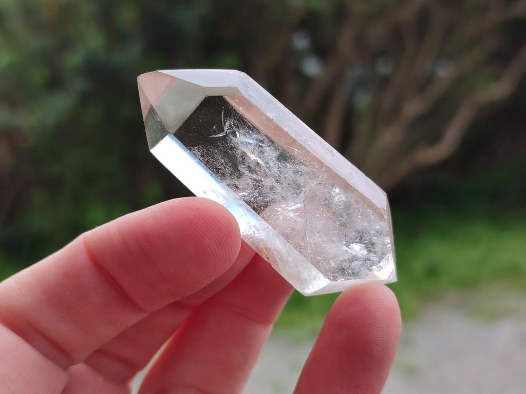 Polished Double Terminated Clear Quartz Jewellery Crystals x 35 From Madagascar - Toprock Gemstones and Minerals 