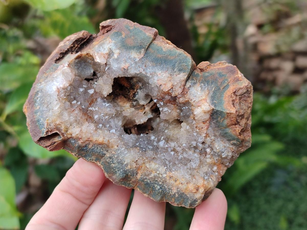 Natural Amethyst Agate Geodes x 6 From Zululand, South Africa - Toprock Gemstones and Minerals 