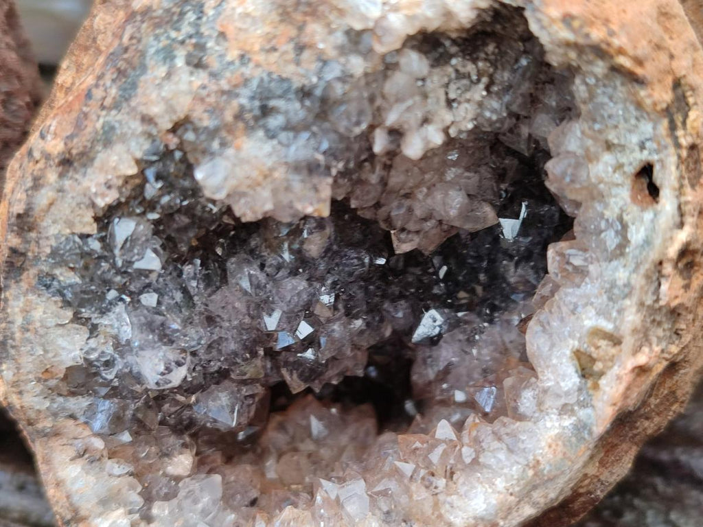 Natural Amethyst Agate Geodes x 6 From Zululand, South Africa - Toprock Gemstones and Minerals 