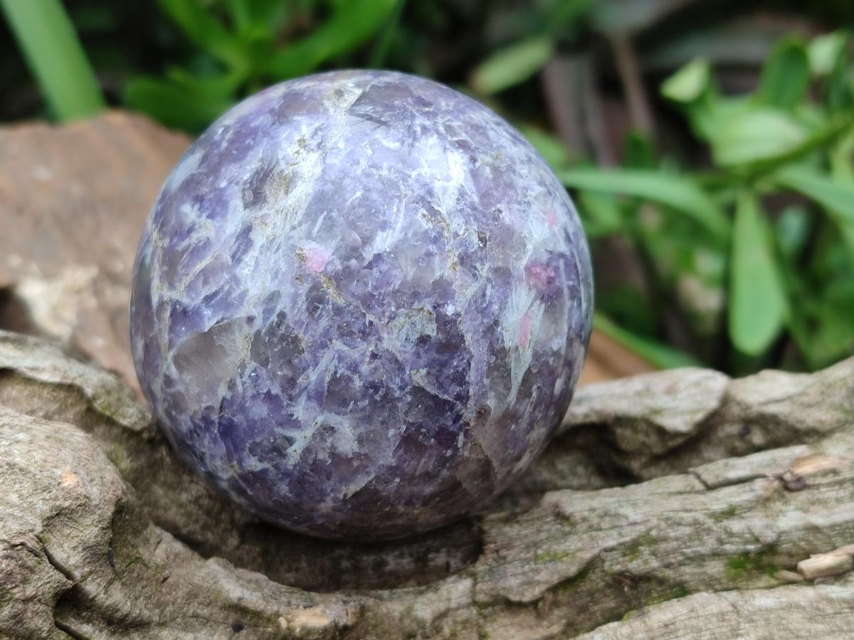 Polished Lepidolite Spheres x 6 From Ambatondrazaka, Madagascar - Toprock Gemstones and Minerals 