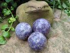 Polished Lepidolite Spheres x 6 From Ambatondrazaka, Madagascar - Toprock Gemstones and Minerals 