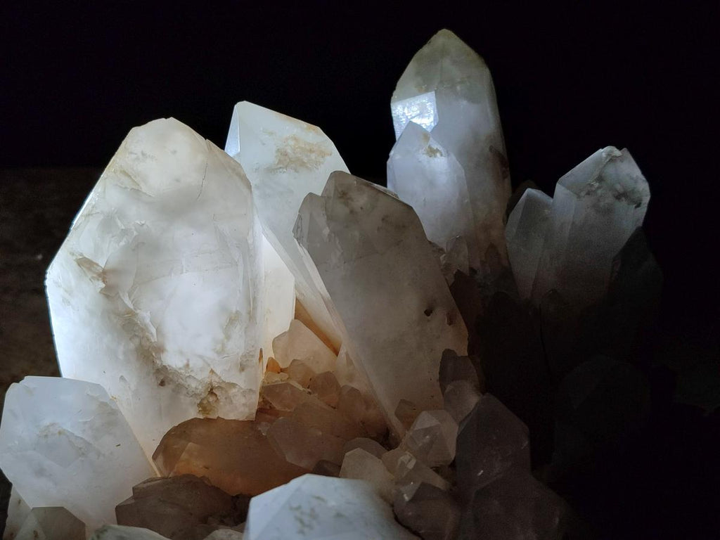 Natural "Anananas" Pineapple Quartz Crystal Cluster x 1 From Antsirabe, Madagascar - Toprock Gemstones and Minerals 