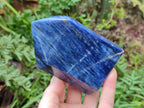 Polished Sodalite Crystal Points with Silver Hematite x 3 From Kunene River, Namibia - Toprock Gemstones and Minerals 