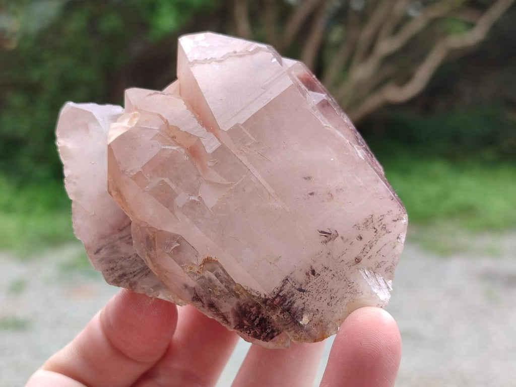 Natural Red Hematoid Quartz Crystal Clusters x 6 From Karoi, Zimbabwe - Toprock Gemstones and Minerals 