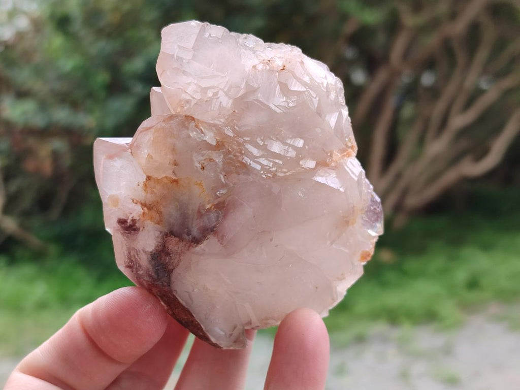 Natural Red Hematoid Quartz Crystal Clusters x 6 From Karoi, Zimbabwe - Toprock Gemstones and Minerals 