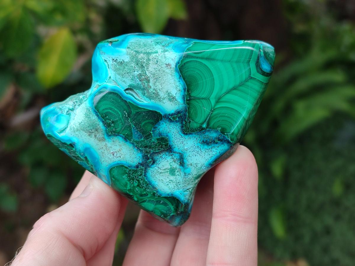 Polished Malacolla Free Forms x 6 From Kulukuluku, Congo - Toprock Gemstones and Minerals 