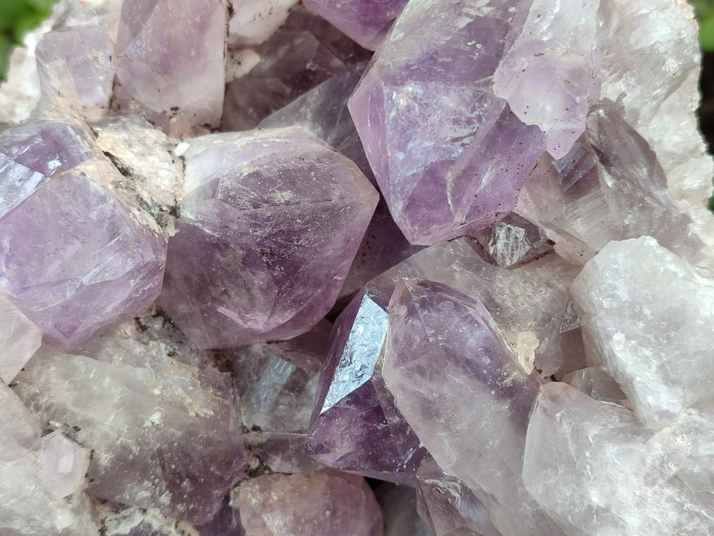Natural Large Jacaranda Amethyst Crystal Cluster x 1 From Mumbwa, Zambia - Toprock Gemstones and Minerals 