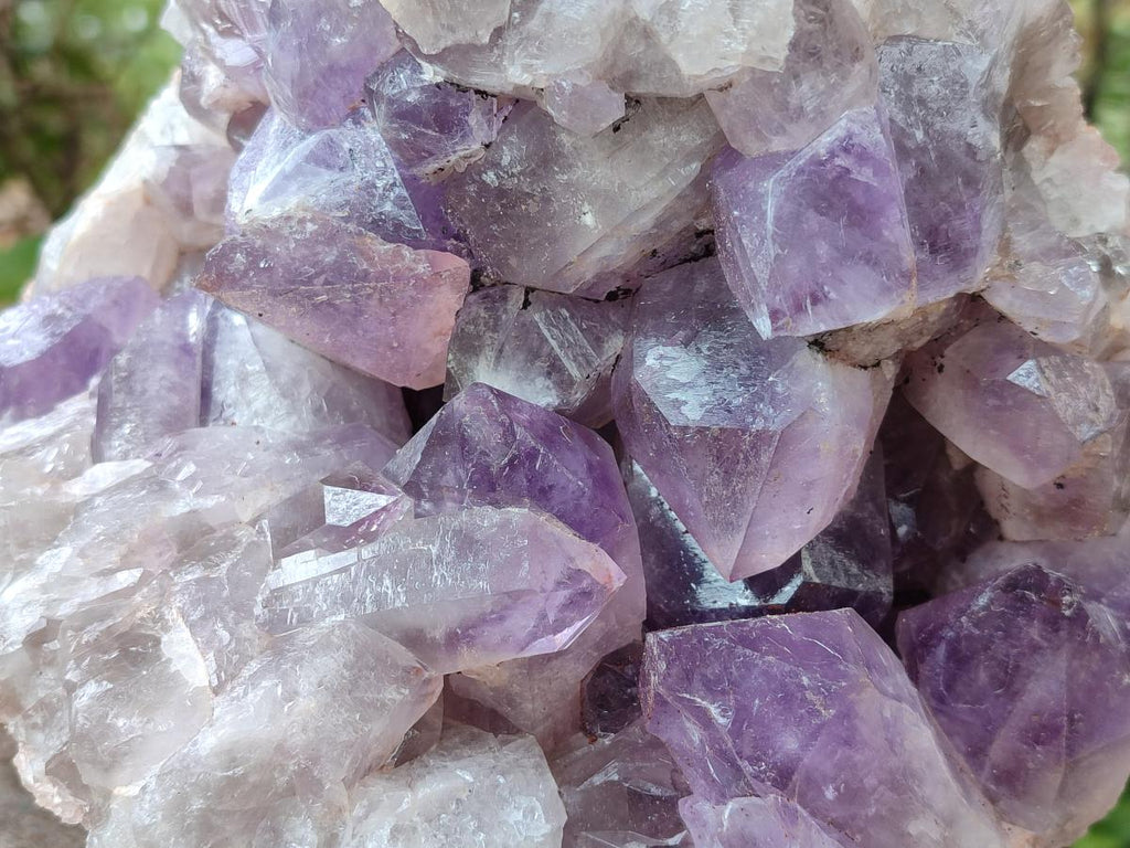Natural Large Jacaranda Amethyst Crystal Cluster x 1 From Mumbwa, Zambia - Toprock Gemstones and Minerals 