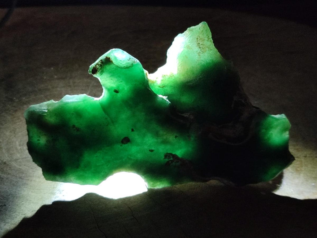Polished On One Side Mtorolite Chrysoprase Plates x 6 From Mutorashanga, Zimbabwe - Toprock Gemstones and Minerals 