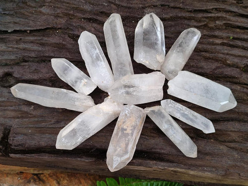 Natural Clear Quartz Single Crystals x 48 From Ambatofinandrahana, Madagascar - Toprock Gemstones and Minerals 