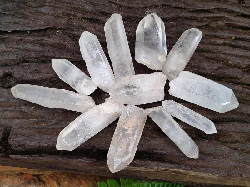 Natural Clear Quartz Single Crystals x 48 From Ambatofinandrahana, Madagascar - Toprock Gemstones and Minerals 