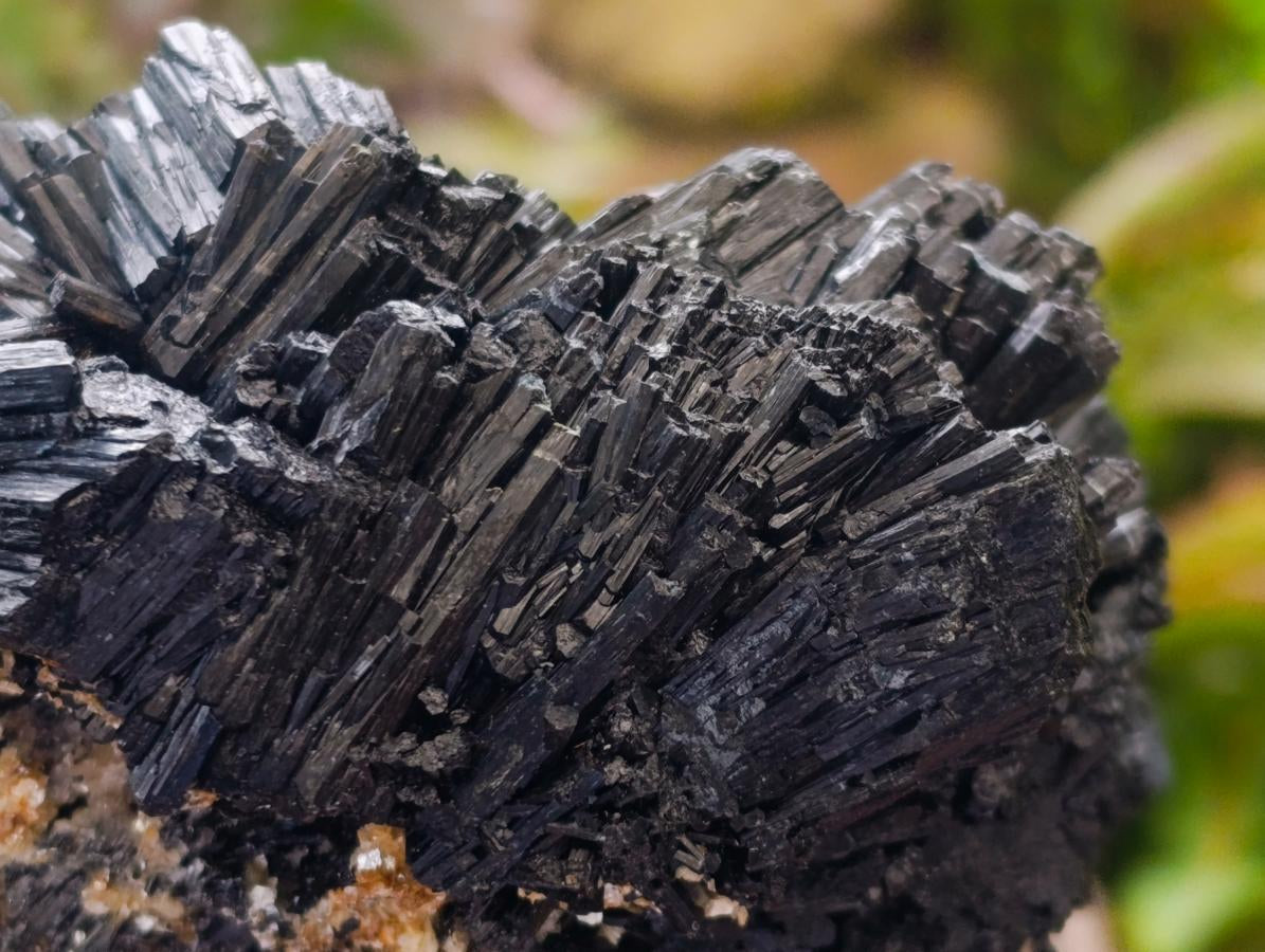 Natural Schorl Black Tourmaline with Silver Mica Specimens x 2 From Erongo, Namibia - Toprock Gemstones and Minerals 