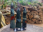 Polished Bloodstone Display Crystal Points x 3 From Swaziland - Toprock Gemstones and Minerals 