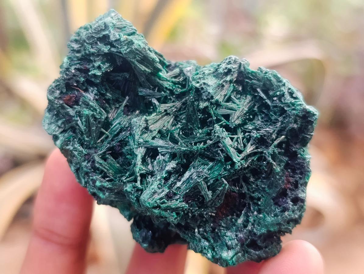 Natural Silky Malachite Specimens x 12 From Kasompe, Congo - Toprock Gemstones and Minerals 