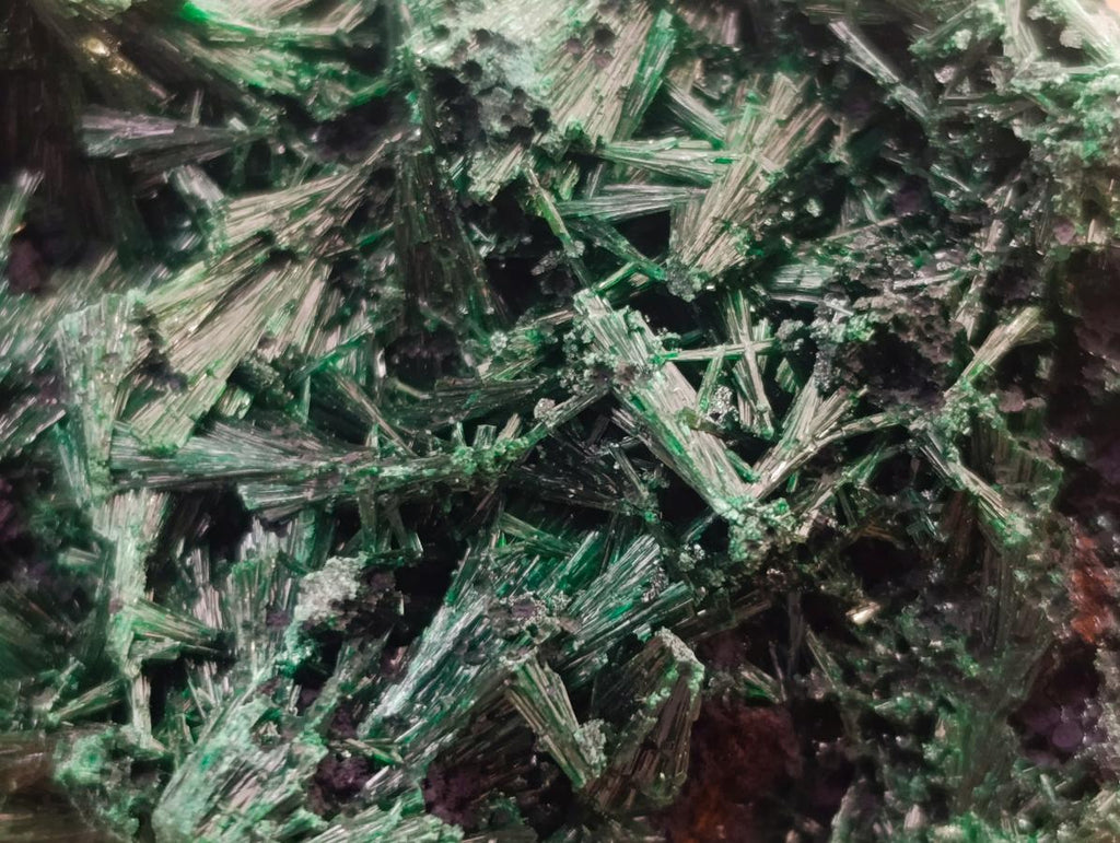 Natural Silky Malachite Specimens x 12 From Kasompe, Congo - Toprock Gemstones and Minerals 