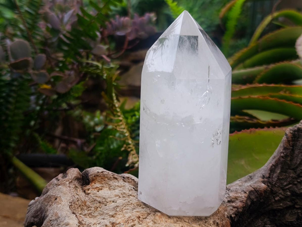 Polished Clear Quartz Display Crystals x 2 From Madagascar - Toprock Gemstones and Minerals 