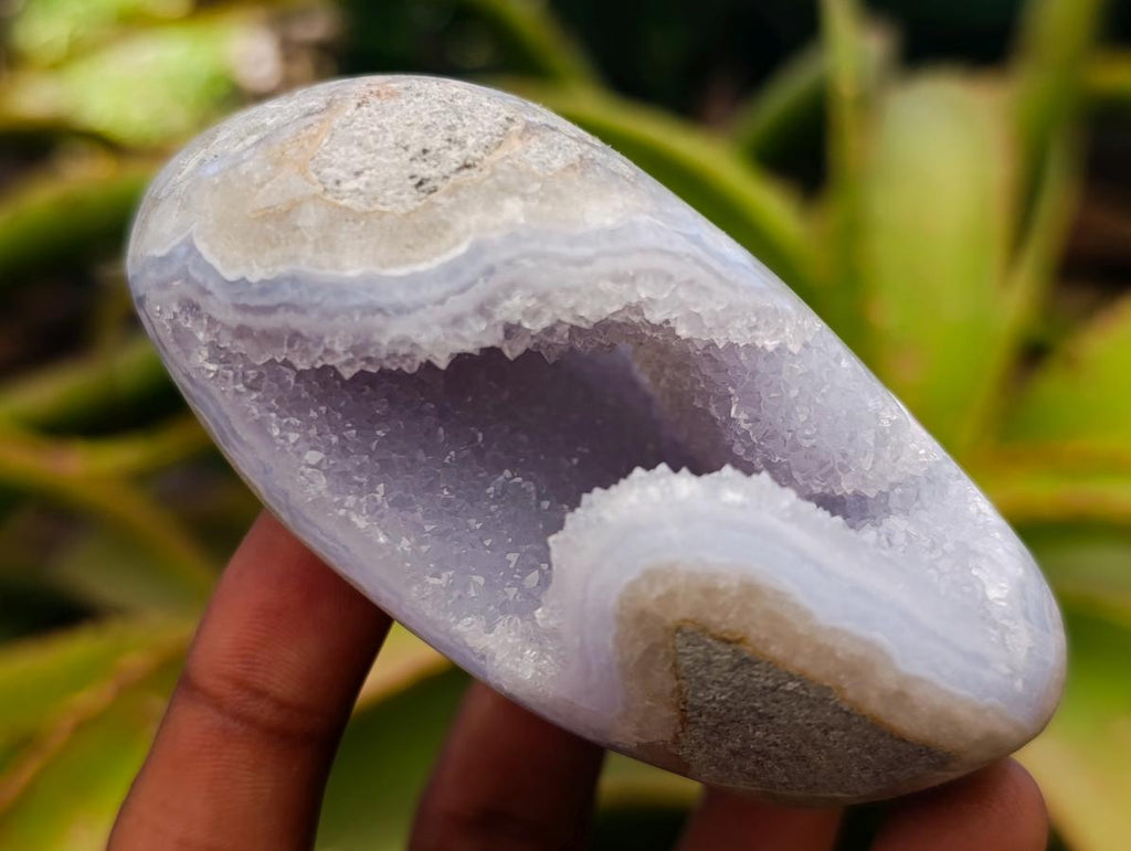 Polished Blue Lace Agate Free Forms x 6 From Nsanje, Malawi - Toprock Gemstones and Minerals 