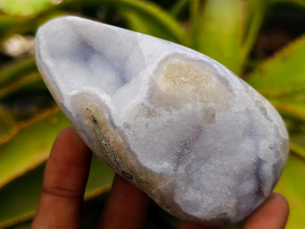Polished Blue Lace Agate Free Forms x 6 From Nsanje, Malawi - Toprock Gemstones and Minerals 