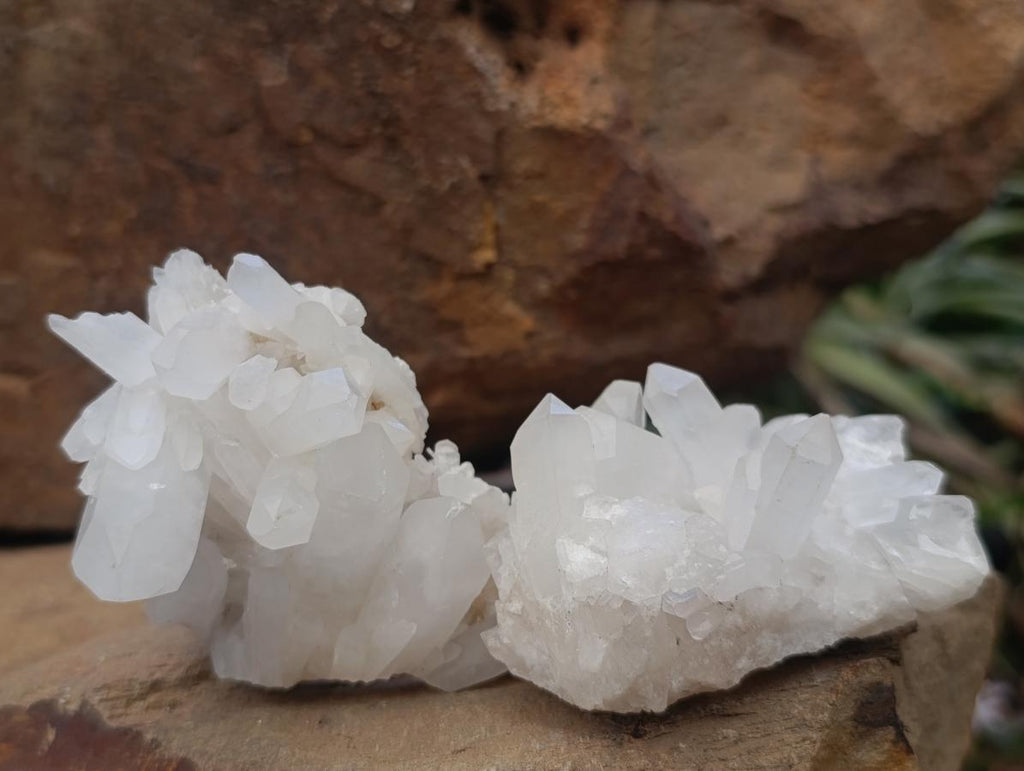 Natural Malagasy Quartz Clusters x 24 From Madagascar - Toprock Gemstones and Minerals 