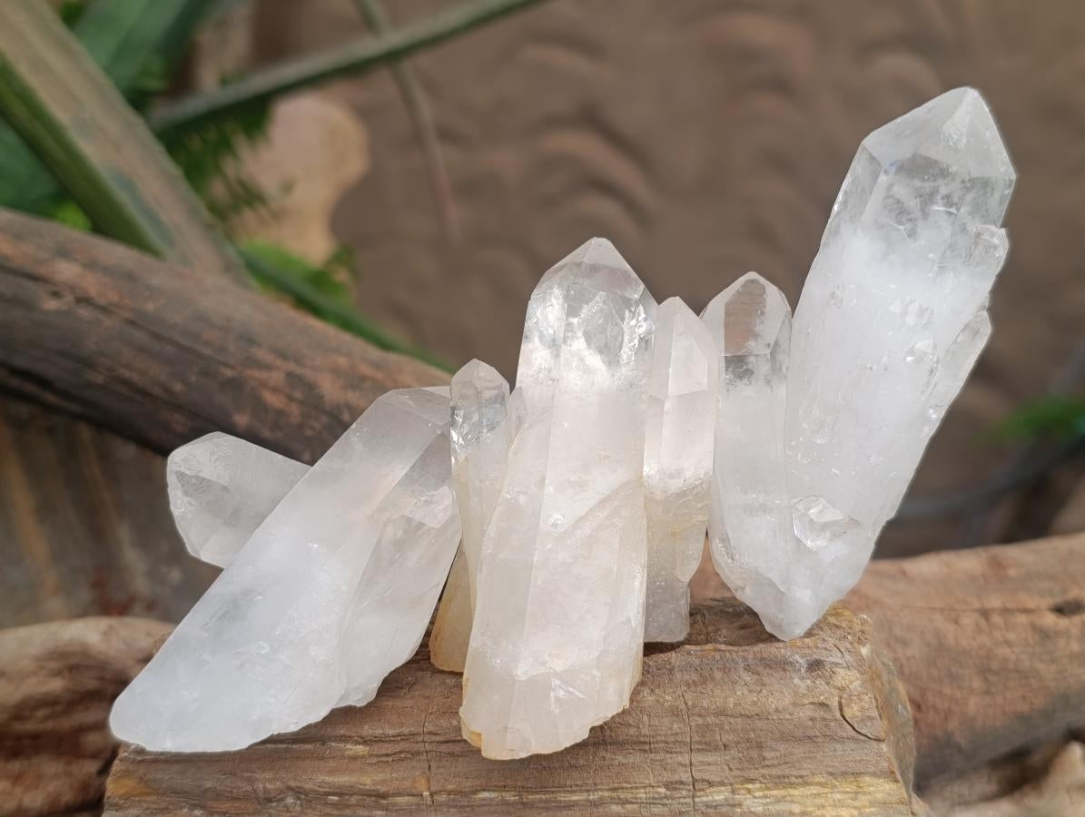 Natural Malagasy Quartz Clusters x 24 From Madagascar - Toprock Gemstones and Minerals 