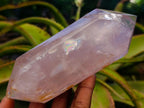 Polished Double Terminated Gemmy Rose Quartz Crystals x 6 From Madagascar - Toprock Gemstones and Minerals 