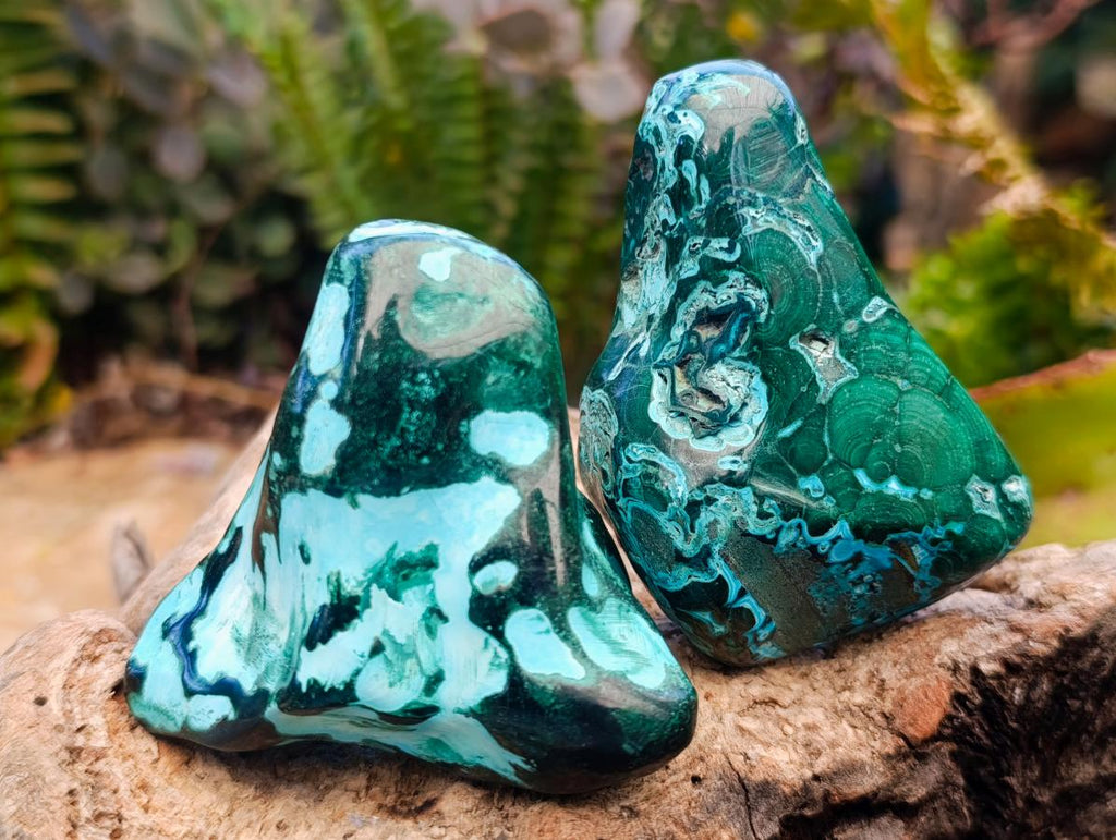 Polished Malacolla Free Forms x 14 From Kulukuluku, Congo - Toprock Gemstones and Minerals 