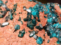 Natural Dioptase on Dolomite Specimen x 1 From Likasi, Congo - Toprock Gemstones and Minerals 