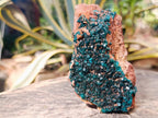 Natural Dioptase on Dolomite Specimen x 1 From Likasi, Congo - Toprock Gemstones and Minerals 
