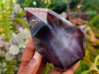 Polished Strawberry Agate Display Crystal Points x 3 From Mozambique - Toprock Gemstones and Minerals 