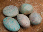 Polished Amazonite Free Forms x 12 From Zimbabwe - Toprock Gemstones and Minerals 