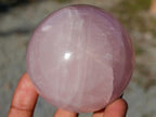Polished Gemmy Star Rose Quartz Spheres x 6 From Madagascar - Toprock Gemstones and Minerals 