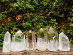 Polished Clear Quartz Display Crystals x 6 From Madagascar - Toprock Gemstones and Minerals 