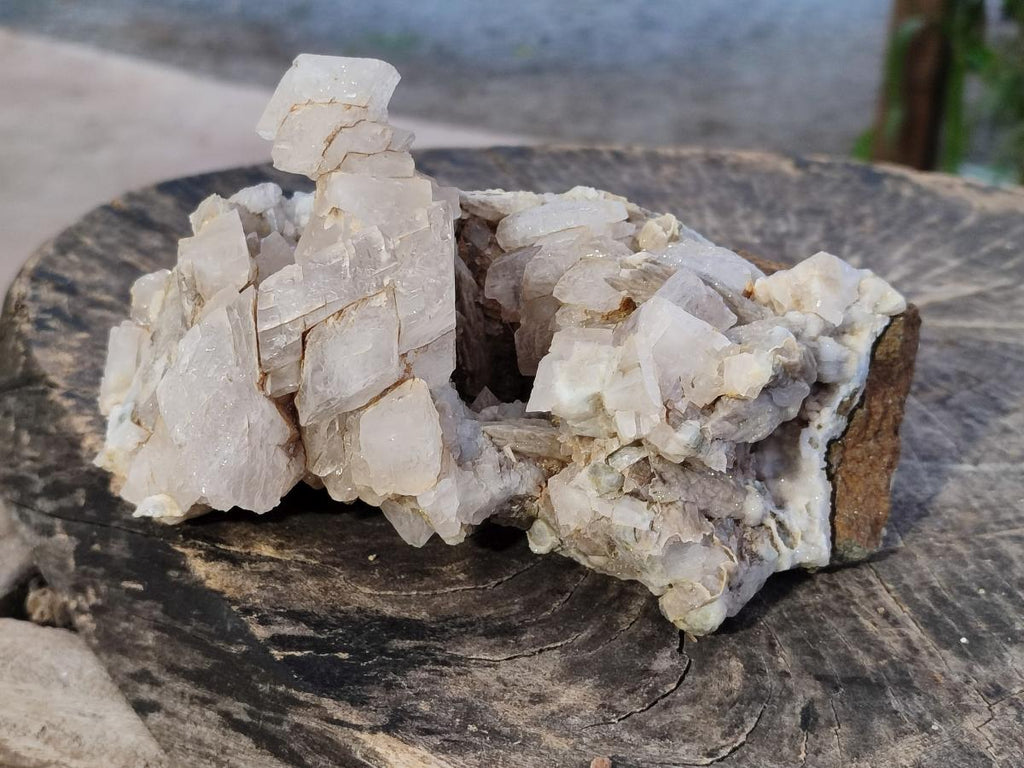 Natural Large Stacked Rhombohedral Calcite Specimen x 1 From Albert's Mountain, Lesotho - Toprock Gemstones and Minerals 