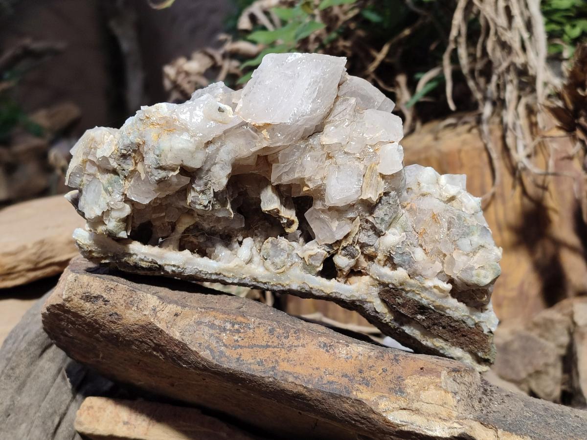 Natural Large Stacked Rhombohedral Calcite Specimen x 1 From Albert's Mountain, Lesotho - Toprock Gemstones and Minerals 