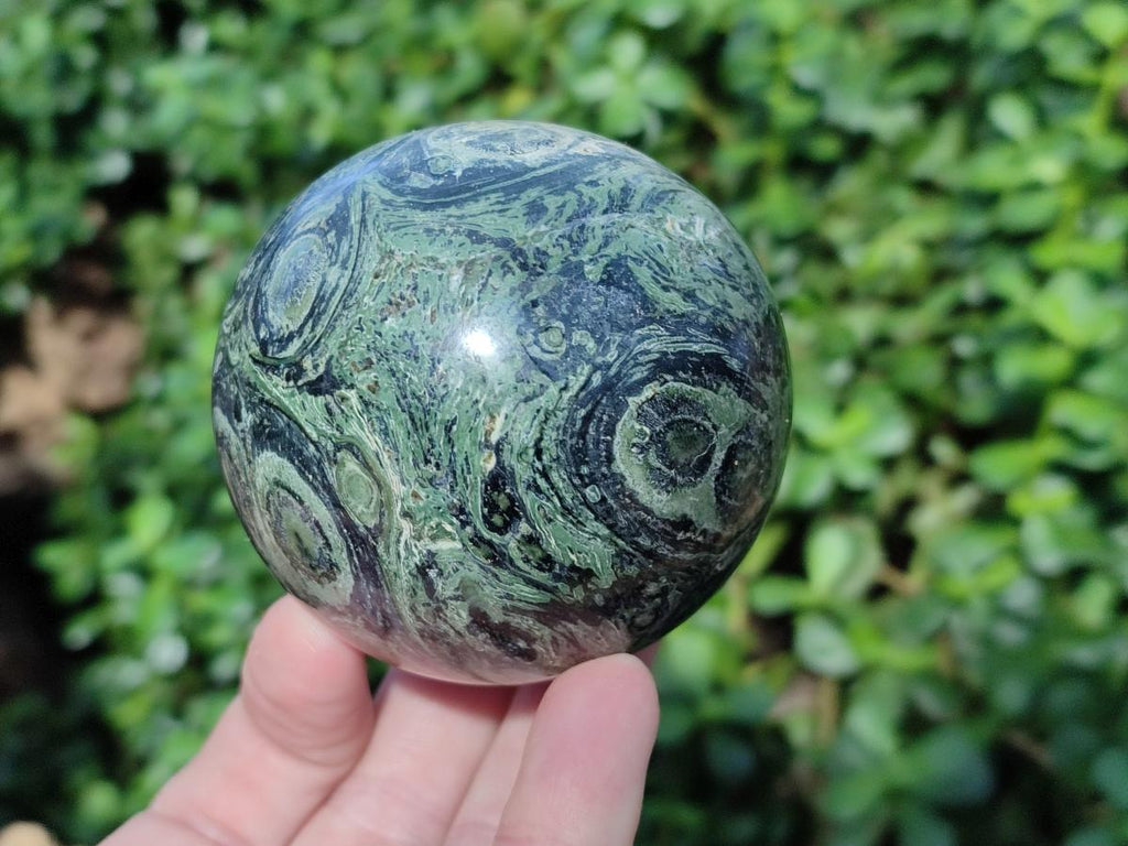 Polished Stromatolite Spheres x 6 From Katsepy, Madagascar - Toprock Gemstones and Minerals 