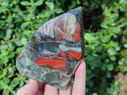 Polished Bloodstone Display Crystal Points x 2 From Swaziland - Toprock Gemstones and Minerals 