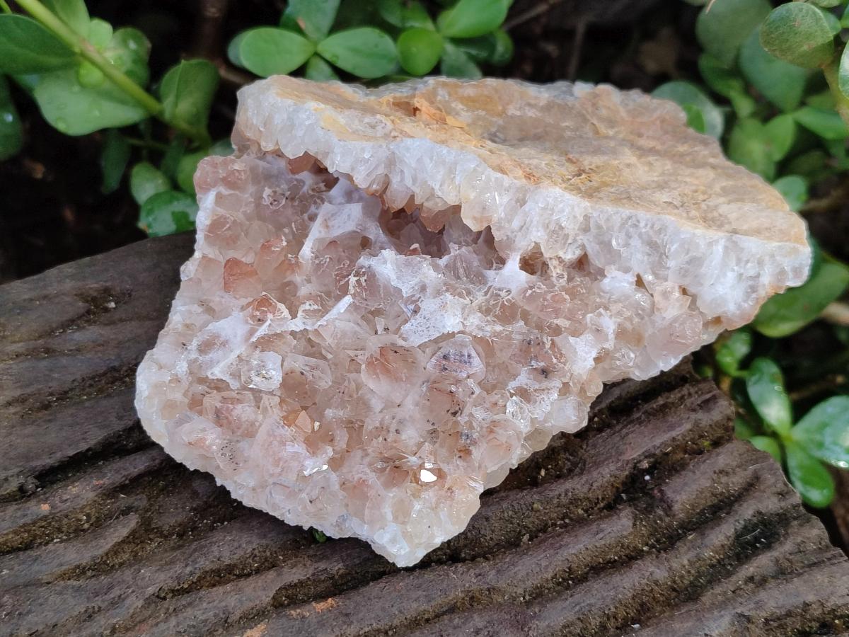 Natural Golden Limonite Quartz Clusters x 6 From Solwezi, Zambia - Toprock Gemstones and Minerals 