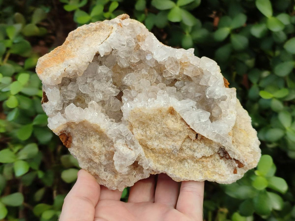 Natural Golden Limonite Quartz Clusters x 6 From Solwezi, Zambia - Toprock Gemstones and Minerals 