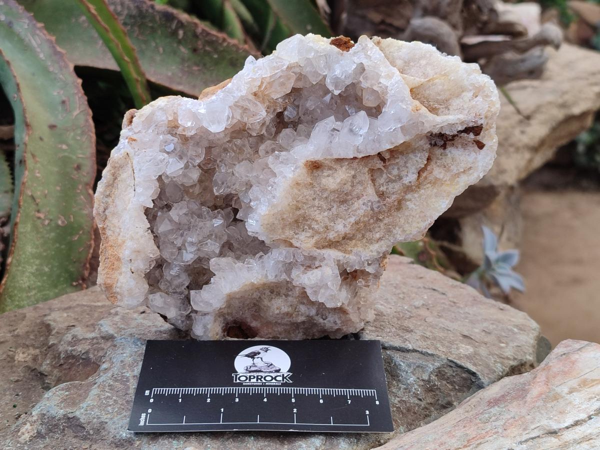 Natural Golden Limonite Quartz Clusters x 6 From Solwezi, Zambia - Toprock Gemstones and Minerals 