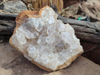Natural Golden Limonite Quartz Clusters x 6 From Solwezi, Zambia - Toprock Gemstones and Minerals 