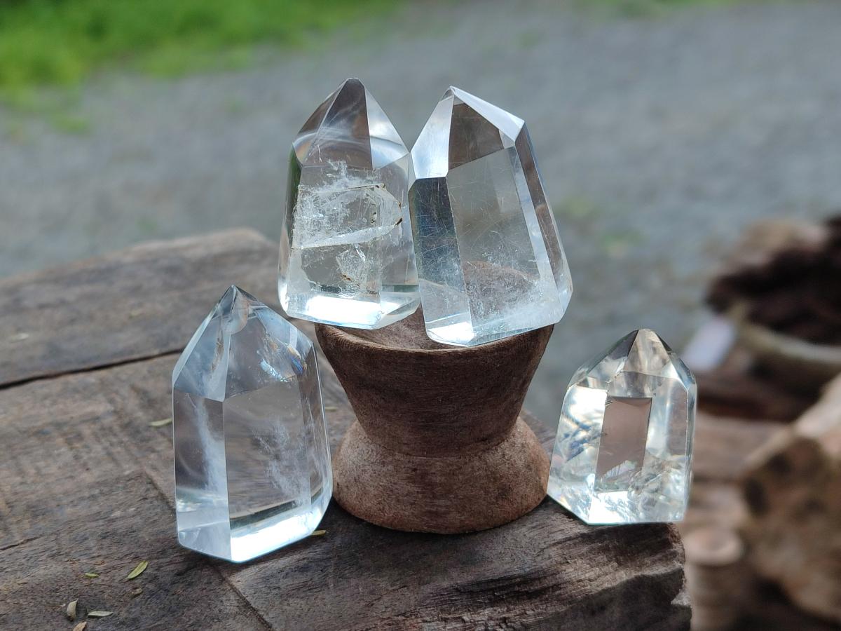 Polished Small Clear Quartz Display Crystals x 37 From Madagascar - Toprock Gemstones and Minerals 