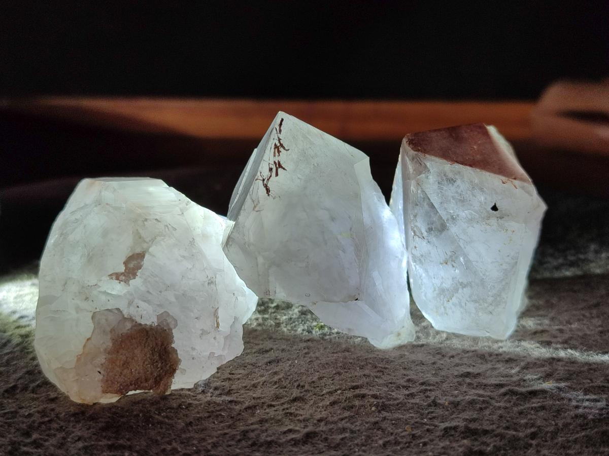 Natural Smokey Hematoid Crystals x 35 From Madagascar - Toprock Gemstones and Minerals 
