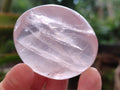 Polished Gemmy Rose Quartz Palm Stones x 24 From Madagascar - Toprock Gemstones and Minerals 
